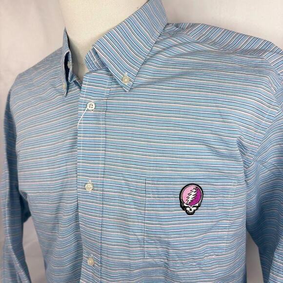 Grateful Dead Steal Your Face Alan Paine NWT Button Down (L) - Picture 6 of 6